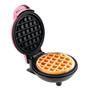 Imagem de Mini Máquina de Waffle Elétrica Portátil 110v Rosa