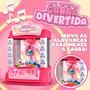 Imagem de Mini Máquina Garra Com 10 Brinquedos Pelucias Bolinhas Com Luzes E Sons - Dm Toys