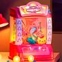 Imagem de Mini Máquina Garra Com 10 Brinquedos Pelucias Bolinhas Com Luzes E Sons - Dm Toys