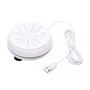 Imagem de Mini Maquina Lavar Usb Com Balde 4 Litros Retratil Portatil Lavanderia Casa Pequena Roupas Meia Toalha Mascara Dobravel