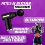 Imagem de Mini Massageador Profissional Formato Pistola Bivolt Miofascial Portatil Elétrico 