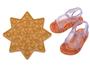 Imagem de Mini Melissa Acqua Pop It Infantil - Laranja/Vidro/Lilas