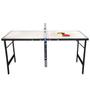 Imagem de Mini Mesa de Ping Pong Portátil Completa Com Rede Retrátil + 2 Raquetes e 3 Bolas 486000 Bel Fix