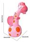 Imagem de Mini Mesa Ovo De Desenho Projetor Infantil Led Girafa Rosa