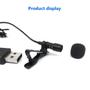 Imagem de Mini Microfone Usb De Com Clip Para Computador Note 150cm