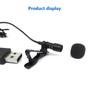Imagem de Mini Microfone Usb De Lapela Com Clip Para Computador 150Cm