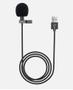 Imagem de Mini Microfone Usb De Lapela Com Clip Para Computador 150Cm