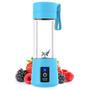 Imagem de Mini Mixer Juice 320Ml Usb 6 Lâminas Dia Dos Namorados Azul