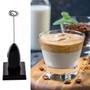 Imagem de Mini mixer misturador bebidas c/ base leite café - preto