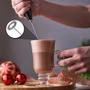 Imagem de Mini Mixer Misturador De Bebida Café Shake Com Base