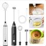 Imagem de Mini Mixer Profissional Recarregável Inox Para Bebidas