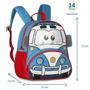 Imagem de Mini Mochila Escolar Infantil De Costas Carros Clio Pets