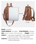 Imagem de Mini mochila FADEON Designer Leather para mulheres