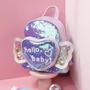 Imagem de Mini Mochila Infantil com Asas Hello Baby 23cm x 27cm