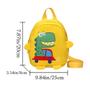 Imagem de Mini Mochila Infantil Dinossauro Menino Menina Criança Nylon