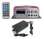 Imagem de Mini Modulo Amplificador Bt-308 Com Bluetooth, Karaoke E Fm