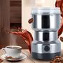 Imagem de Mini Moedor de Café Elétrico Portátil Aço Inoxidável Perfeito para Grãos 110v