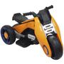 Imagem de Mini Moto Elétrica 6V Triciclo Futurista Criança Infantil Led Som Usb Laranja Brinqway Bw-223 Bivolt