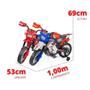 Imagem de Mini Moto Elétrica Homeplay Motocross American Hero Azul 6V 241