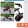 Imagem de Mini Moto Elétrica Infantil 24V Trilha Bateria 2 Motores 350W Rodas 12" Suspensão LED Música e Acelerador no Guidão