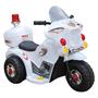 Imagem de Mini Moto Elétrica Infantil 6V Até 30kg C/ Baú Branco Zippy Toys - 9023