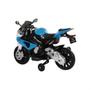 Imagem de Mini Moto Eletrica Infantil Bmw S1000rr 12v Azul Som E Luz