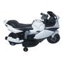 Imagem de Mini Moto Elétrica Infantil Criança 6v Até 25 Kg Inmetro Branco