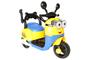 Imagem de Mini Moto Elétrica Infantil Lambreta Criança Motorizado Minions Azul Amarelo Personalizada