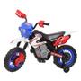 Imagem de Mini Moto Elétrica Infantil Motocross 6V 241 Azul Homeplay