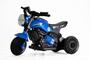 Imagem de Mini Moto Elétrica Infantil Triciclo 6V a Bateria Passeio Street Azul Baby Style