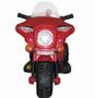 Imagem de Mini Moto Elétrica Infantil Triciclo Criança Bateria Recarregável 6V Importway BW002 Polícia Bivolt