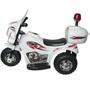 Imagem de Mini Moto Elétrica Infantil Triciclo Criança Bateria Recarregável 6V Importway BW002 Polícia Bivolt