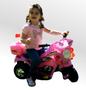 Imagem de Mini Moto Elétrica Infantil Triciclo Elétrico BZ Cycle Rosa com Músicas e Luz de Farol BARZI MOTORS