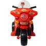 Imagem de Mini Moto Elétrica Triciclo Criança Infantil Bateria 6V Importway BW006-VM Vermelha Polícia Bivolt