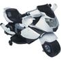 Imagem de Mini Moto Elétrica Triciclo Criança Infantil Branca Bateria 6V Luz Som Importway BW044 Bivolt