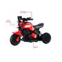 Imagem de Mini Moto Elétrica Vermelha 6V c/ Led e Marcha Ré Bang Toys