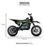 Imagem de Mini Moto Ferinha Elétrica Mxf 500W - 36V Verde