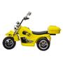 Imagem de Mini Moto Infantil Elétrica De Brinquedo Motinha Harley Para Crianças Zippy Toys Motoquinha Motoca Triciclo Amarelo