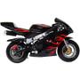 Imagem de Mini Moto Infantil Gasolina 2 Tempos 49CC Speed Ninja GP Esportiva Importway WVPR-204 Preta