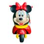 Imagem de Mini Moto Minnie Mouse Mickey Elétrica Infantil Disney para Menino e Menina Motinha Recarregável a Bateria Brinquedo Motocicleta Inf Velotrol Triciclo