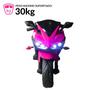 Imagem de Mini Moto Motinha Elétrica Infantil 12V Roda Eva Som Farol Led Rosa Brinqway Bw300rs