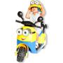 Imagem de Mini Moto Motocicleta Infantil Minions Som Luz Bateria 6v e Retrovisor Criança Brinquedo