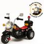Imagem de Mini Moto Motocicleta Infantil Som Luz Bateria 6v E Retrovisor