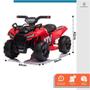 Imagem de Mini Moto Quadriciclo Elétrico 6V Infantil Baby Style Vermel