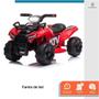 Imagem de Mini Moto Quadriciclo Elétrico 6V Infantil Baby Style Vermel