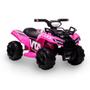 Imagem de Mini Moto Quadriciclo Elétrico Menina Menino Infantil 6v 4x4 Rosa