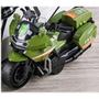 Imagem de Mini Motocicleta Bombeiros Fricção Verde 988 - Shiny Toys