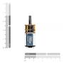 Imagem de Mini Motor Redutor N20 Dc 6V 200Rpm C/