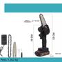 Imagem de Mini motosserra bivolt com recarga eficiente para uso contínuo e prolongado.