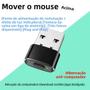 Imagem de Mini Mouse Jiggler USB Port Shaker Automático Indetectável Para Laptop Computador Desperta Simula